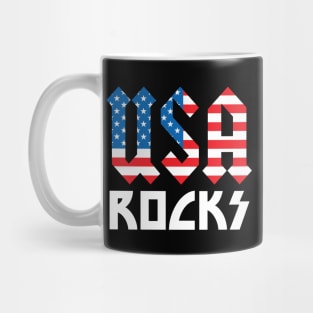 USA Rocks. Independence Day 4th of July. Mug